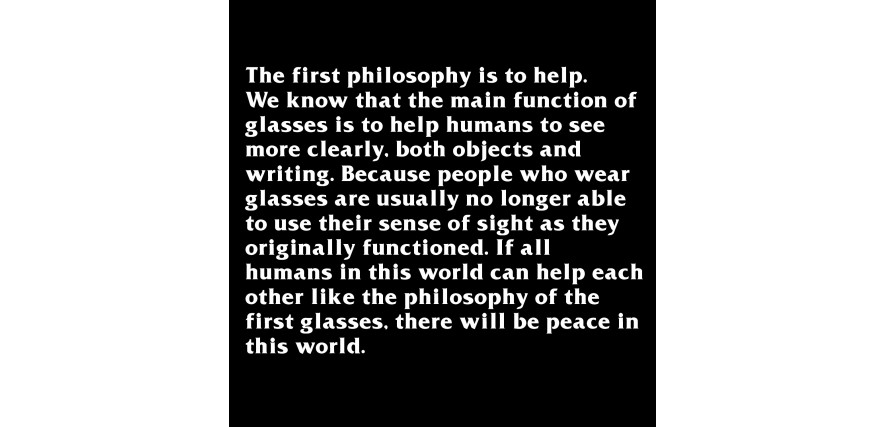 Glasses Philosophy